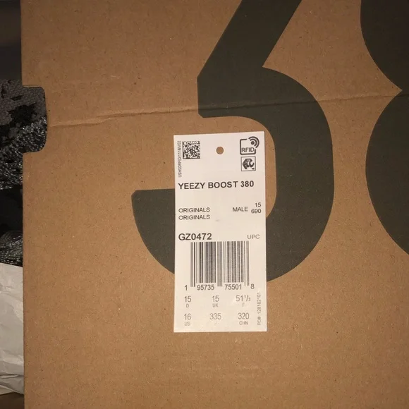 Adidas Yeezy Boots 380 Men’s Size 16 - Picture 7 of 9